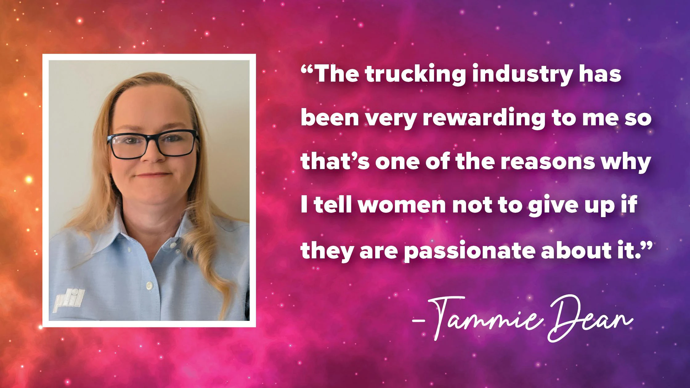 Tammie Dean headshot and quote