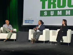 Thompson speaking on AI panel Thompson speaking on AI panel