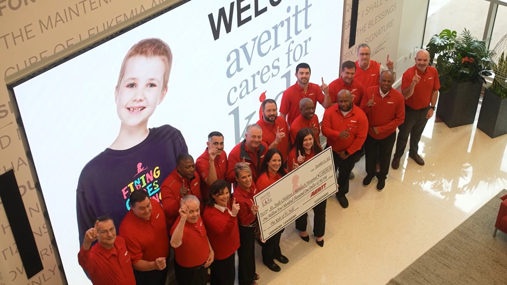 Averitt team donates over $1.4M to St. Jude