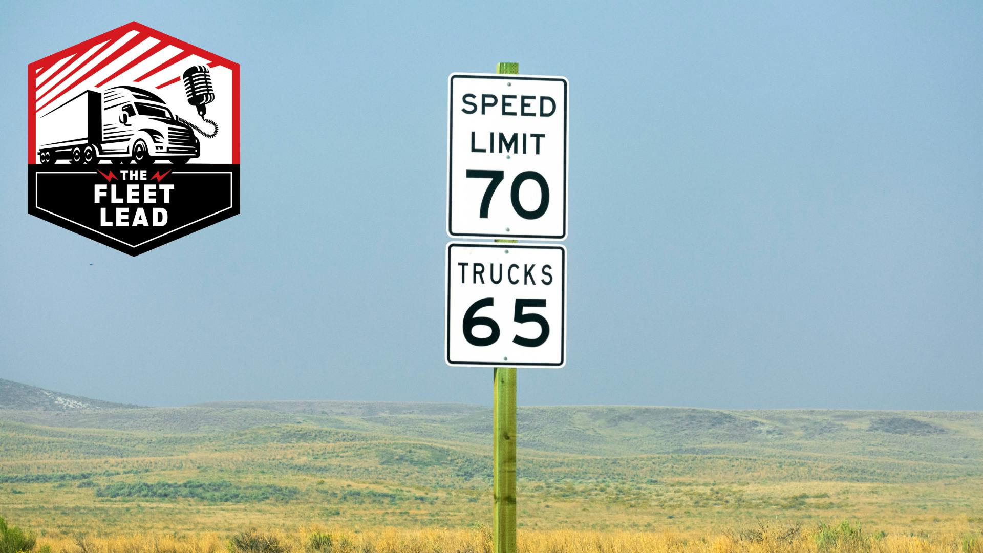 lower speed limit sign for trucks