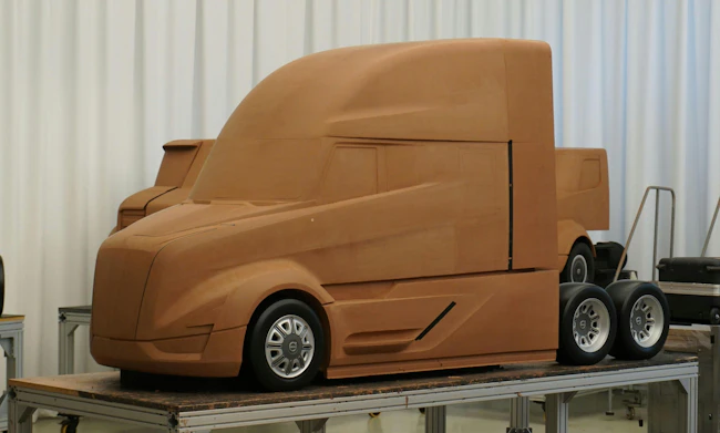 Volvo Trucks clay model