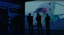 Volvo engineers analyzing VNL air turbulence