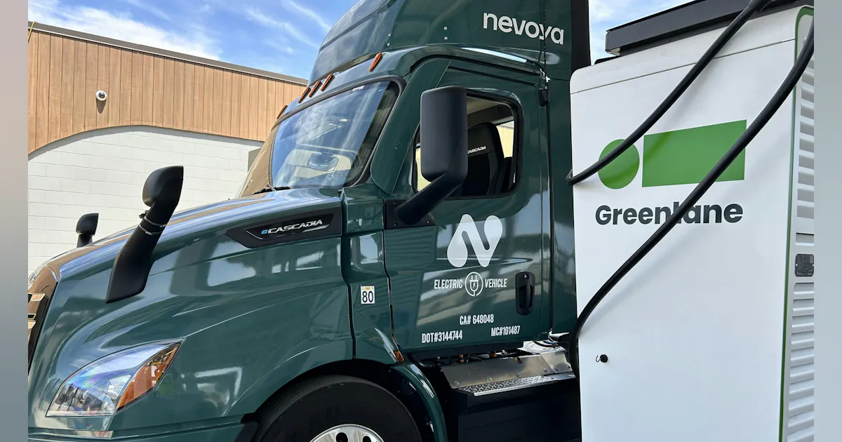 Greenlane expands electric truck charging infrastructure to Texas