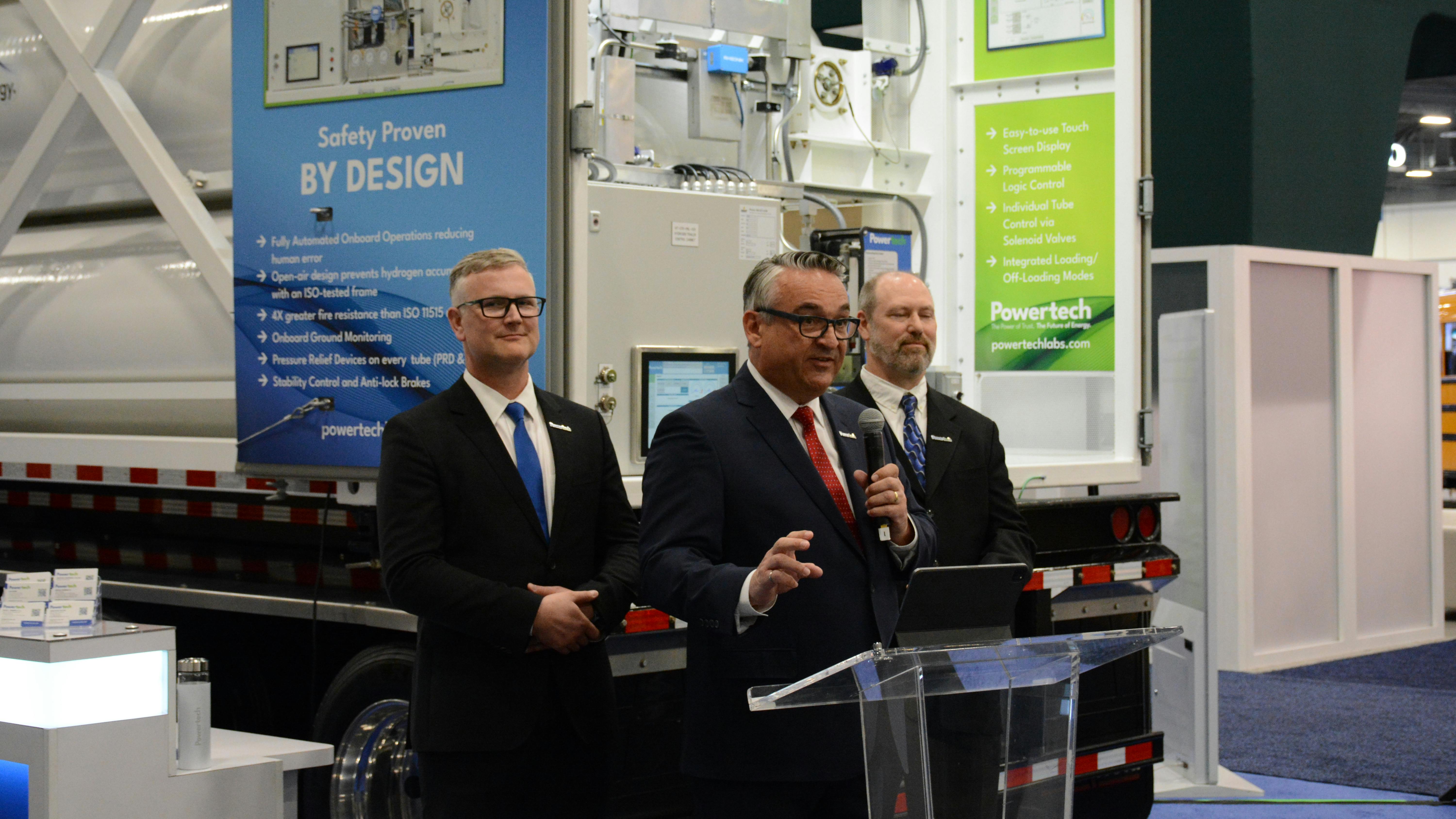 PowerTech Labs unveils mobile hydrogen fuel truck