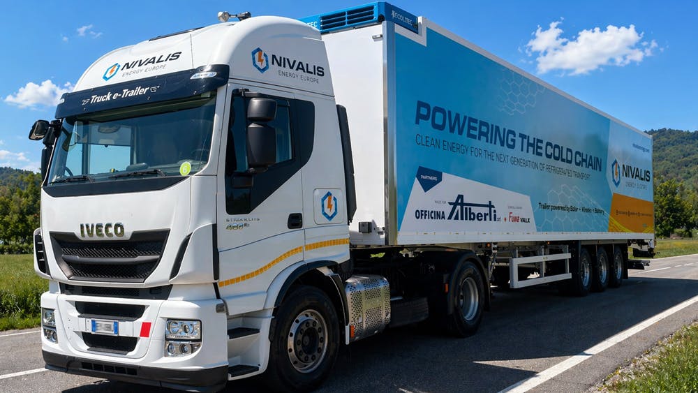 Nivalis Energy Europe launches electrified refrigerated trailer platform to reduce diesel use and operating costs in cold chain transport