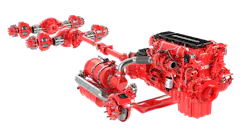 The Cummins Integrated Powertrain includes the X15 engine platform and Endurant Transmission.