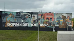 Detroit Carhartt mural Cass Ave Detroit Carhartt mural Cass Ave