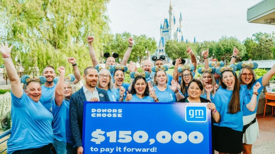 GM partners with Disney Imagination Campus and DonorsChoose to give back to America&rsquo;s teachers