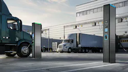 ABB E-Mobility OM truck charging points ABB E-Mobility OM truck charging points