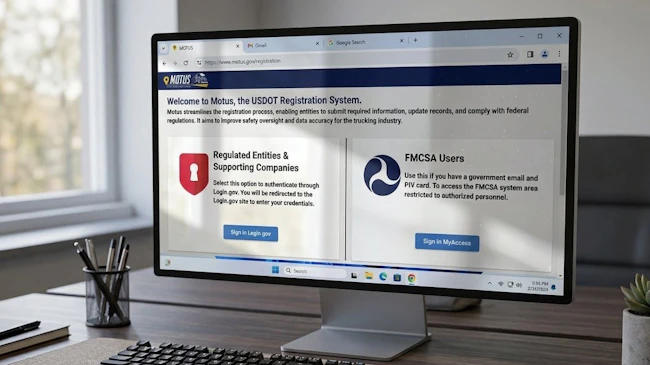 Motus registration system