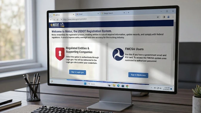 Motus registration system