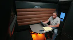 Freightliner Cascadia sleeper cab upgrades improve driver comfort, storage, and in-cab productivity features Freightliner Cascadia sleeper cab upgrades improve driver comfort, storage, and in-cab productivity features