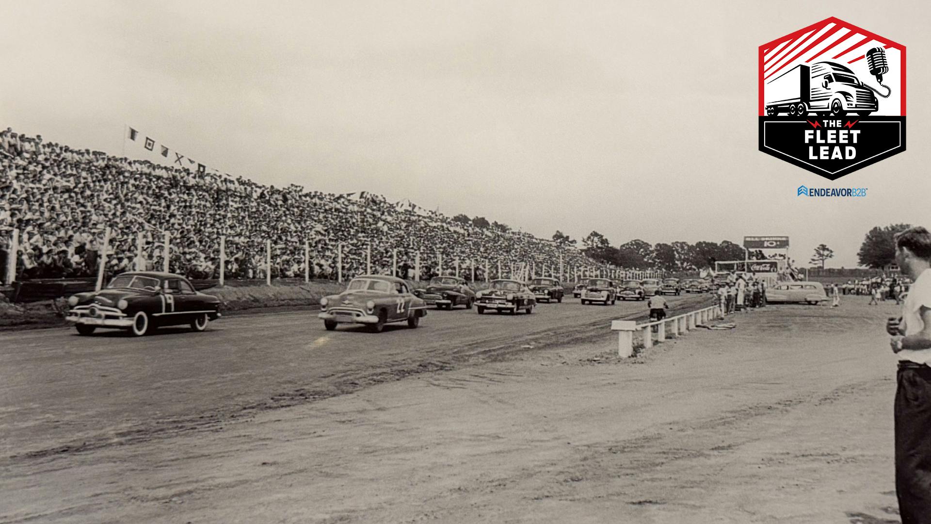 First NASCAR Strictly Stock race at Charlotte Speedway. The racing community, whose roots trace back to the Carolinas, is a pipeline for trucking technician talent.