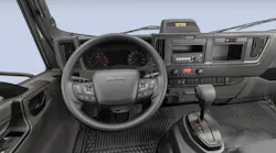 Isuzu N-Series cab upgrades improve driver ergonomics, safety controls, and in-cab digital display system Isuzu N-Series cab upgrades improve driver ergonomics, safety controls, and in-cab digital display system