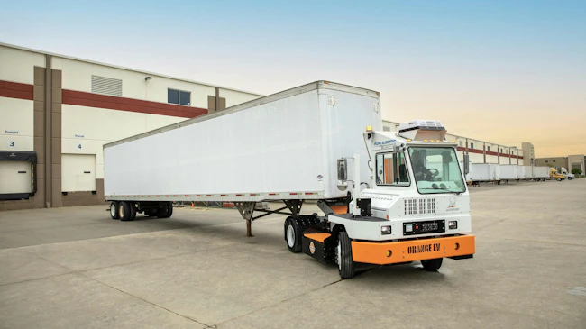 Orange EV lands 600-truck electric yard order to scale terminal truck electrification