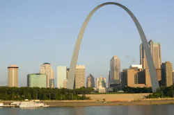 View of Gateway Arch from East St. Louis View of Gateway Arch from East St. Louis