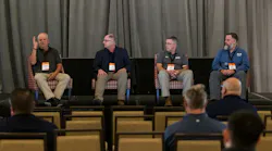 Speakers from last year’s National Safety Conference (from left): Robert Benuzzi, CTP, Adirondack Beverages; Tim Larson, AutoZone; Dan Chase, CTP, Polar Beverages; Pete Dhuse, CTP, Merchants Distributors