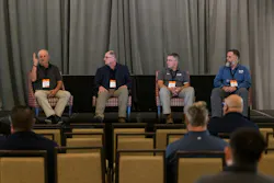 Speakers from last year’s National Safety Conference (from left): Robert Benuzzi, CTP, Adirondack Beverages; Tim Larson, AutoZone; Dan Chase, CTP, Polar Beverages; Pete Dhuse, CTP, Merchants Distributors