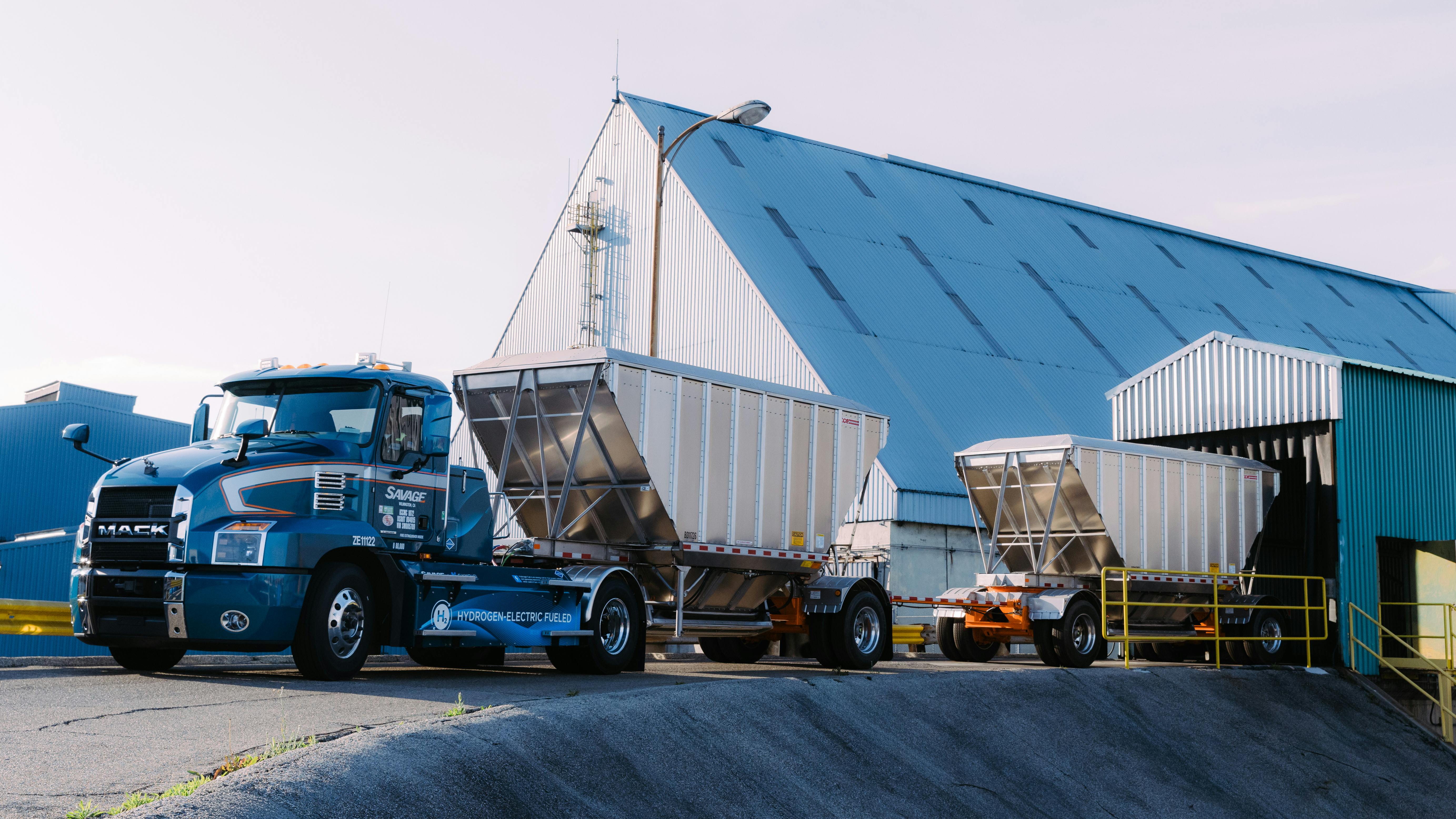savage and symbio hydrogen truck