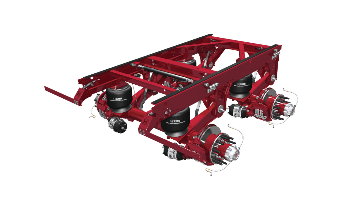 Hendrickson trailer air suspension systems improve uptime, durability, and performance for dry van and refrigerated fleets