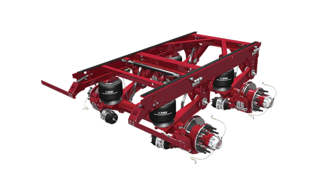 Hendrickson trailer air suspension systems improve uptime, durability, and performance for dry van and refrigerated fleets