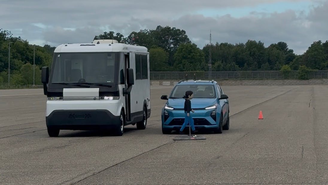 GM AEB pedestrian