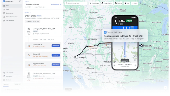 Trucker Path adds cargo theft risk data from Verisk CargoNet to navigation app to help truck drivers avoid high-risk areas