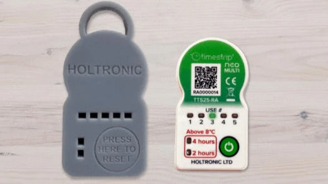 Holtronic launches reusable temperature monitoring indicators for cold chain logistics to improve shipment safety and reduce waste