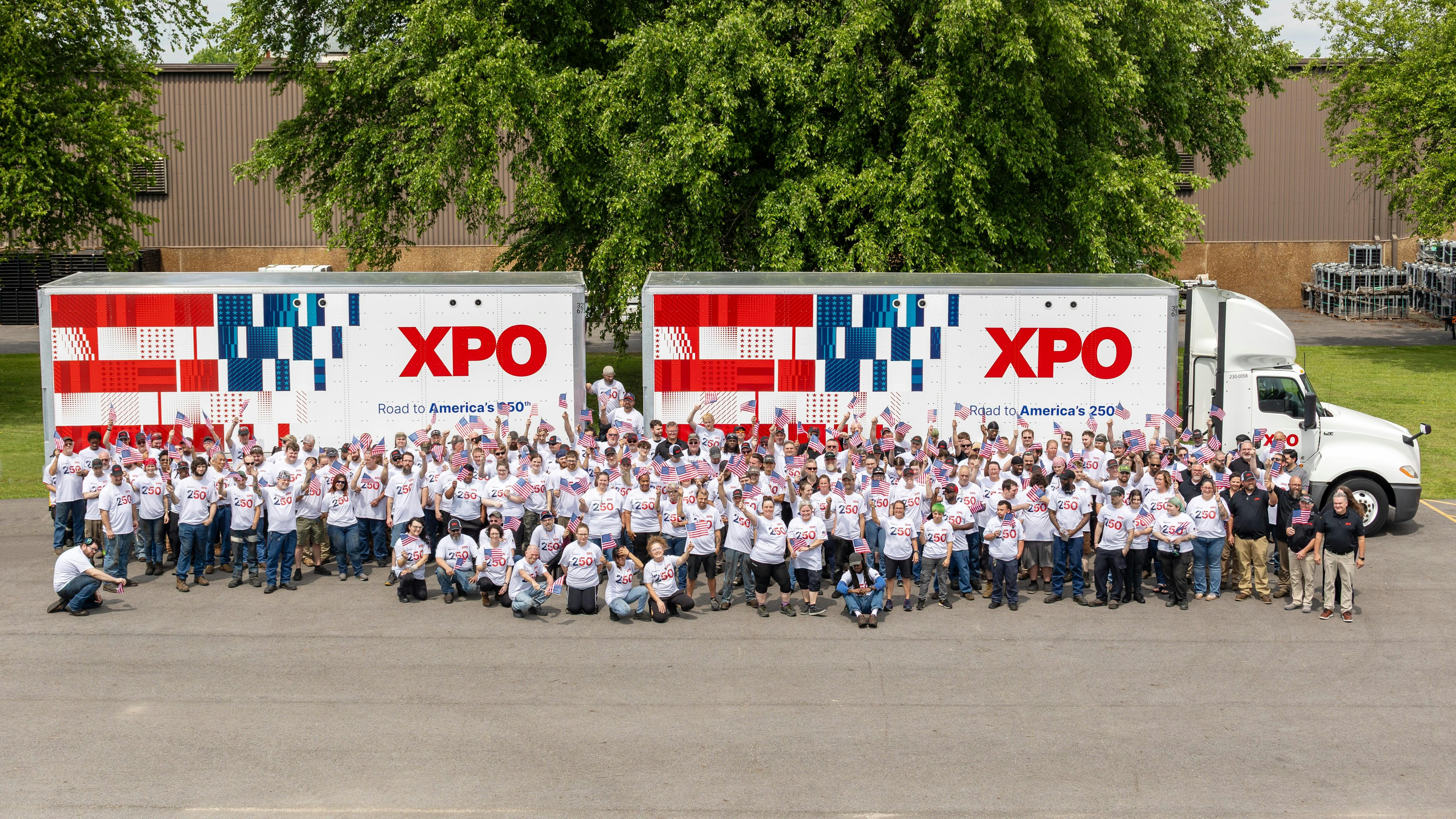XPO drivers, including military veterans and those with more than one million consecutive safe driving miles, will transport the trailers across the country while moving freight for the company&rsquo;s customers.