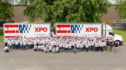 XPO drivers, including military veterans and those with more than one million consecutive safe driving miles, will transport the trailers across the country while moving freight for the company’s customers. XPO drivers, including military veterans and those with more than one million consecutive safe driving miles, will transport the trailers across the country while moving freight for the company’s customers.