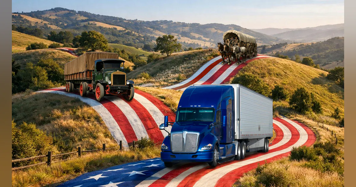 America 250: How colonial trails shaped modern freight corridors