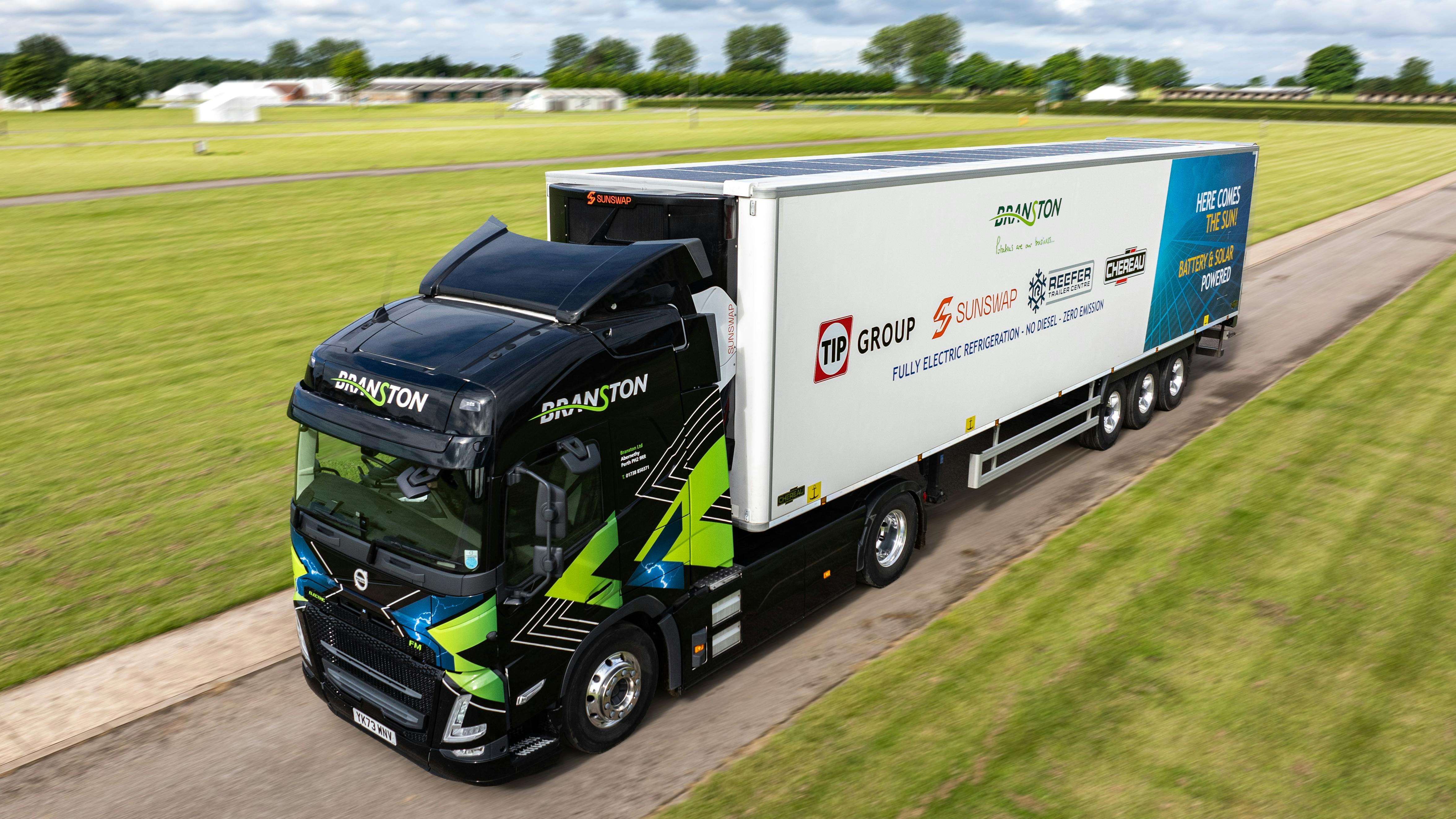 TIP Group expands Sunswap electric TRU leasing for zero-emission refrigerated transport UK fleets