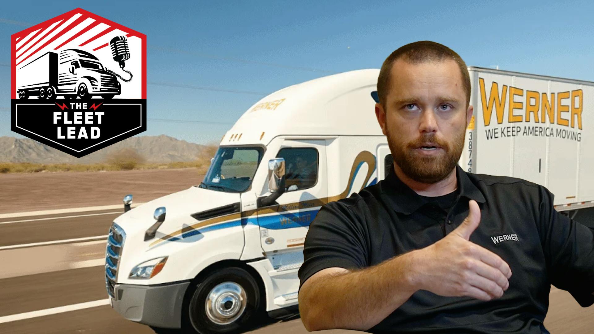 Werner senior director of fleet safety Adam Cassidy