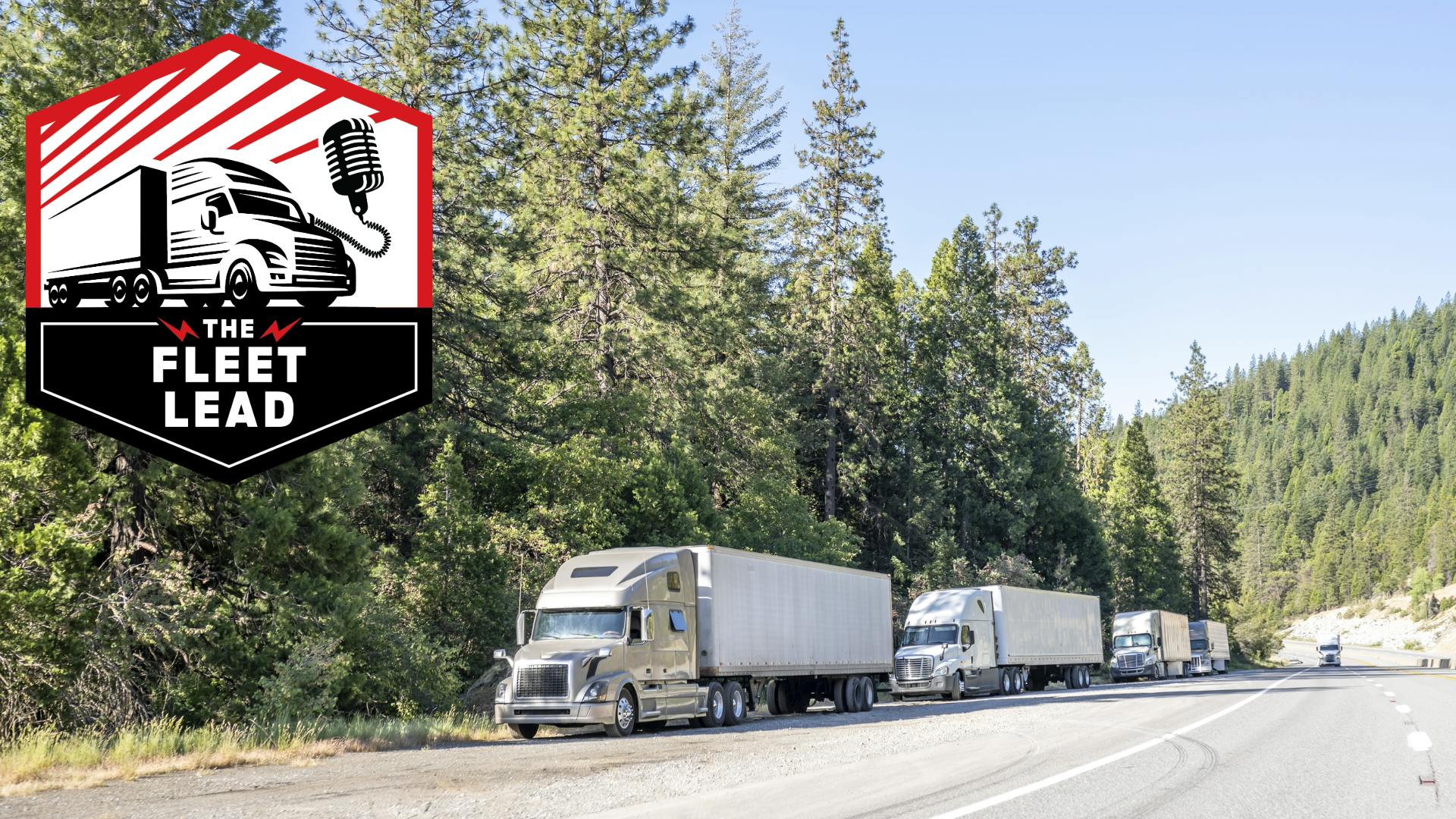 truck parking on road shoulder