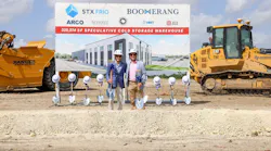 Boomerang Industrial starts STX Frio cold storage warehouse along Texas I-35 corridor