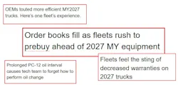 FleetOwner headline predictions: new engines and new oils