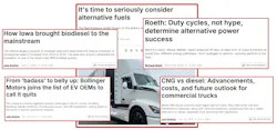 FleetOwner alternative fuels and EV top stories