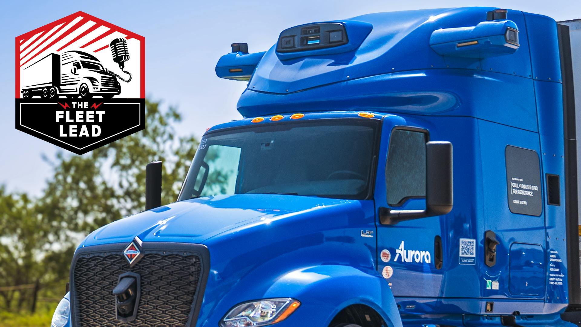 Aurora hardware on International LT Series truck