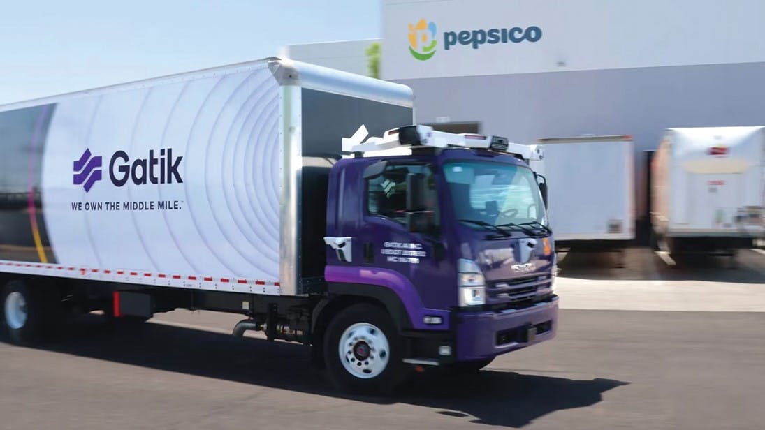 PepsiCo expands autonomous trucking partnership with Gatik for refrigerated supply chain operations