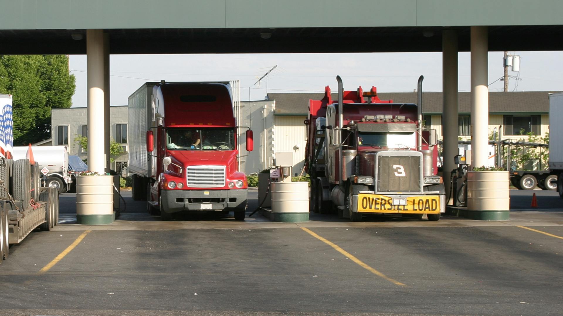 truck fueling station