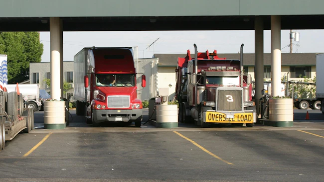 truck fueling station