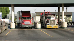 truck fueling station