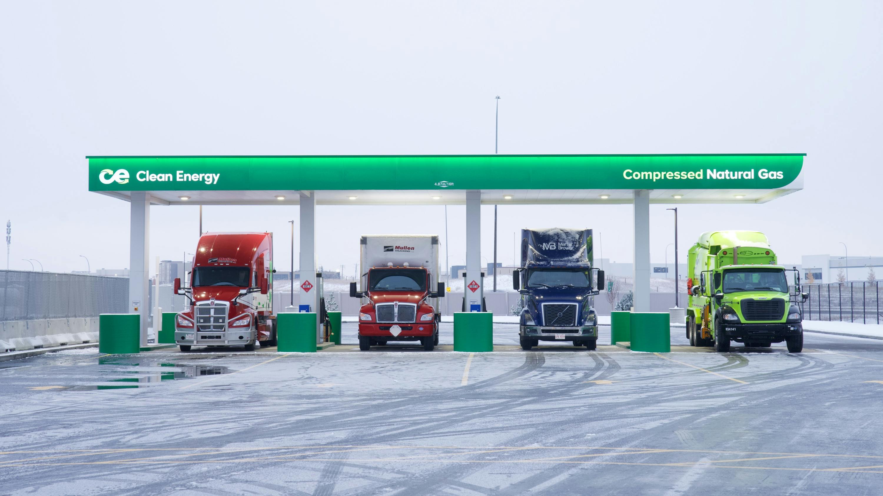 Trucking fleets adopt CNG, EV energy management, and fuel solutions to improve operations