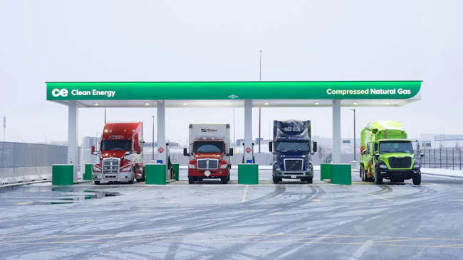 Trucking fleets adopt CNG, EV energy management, and fuel solutions to improve operations