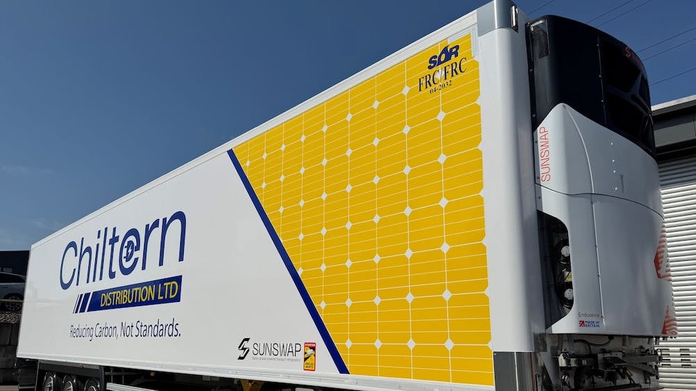 Chiltern Distribution adds Sunswap Endurance electric refrigeration to reefer fleet