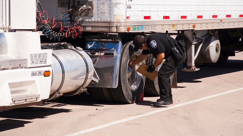 Arizona roadside inspection