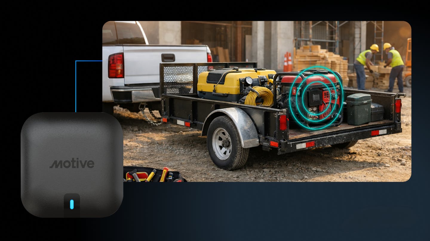 Motive Beacon helps fleets track equipment, tools, and lower-value assets