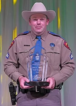 Kaleb Rains earns the 2026 CVSA North American Inspectors Championship Grand Champion Award