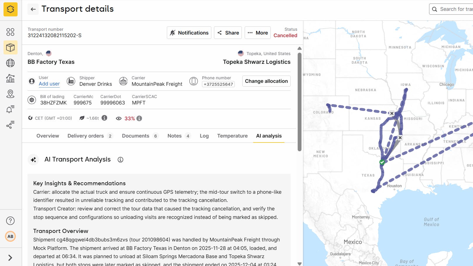 Trimble Freight Visibility delivers AI-powered freight tracking and real-time ETAs