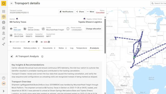Trimble Freight Visibility delivers AI-powered freight tracking and real-time ETAs